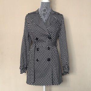 Vertigo Paris Polk-A-Dot Pea Coat